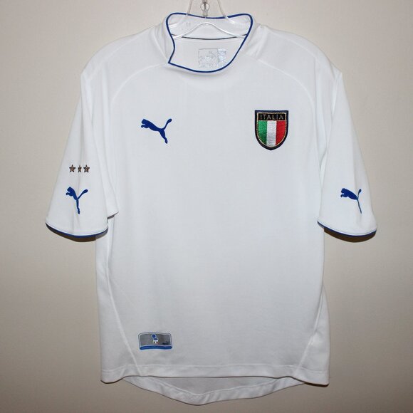 rare mint vintage Puma ITALY ITALIA 2003-04 away football shirt soccer jersey - Picture 1 of 13